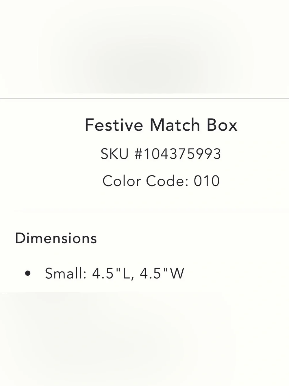 NWT Anthropologie Archivist Festive Matchbox in Santa Bell.